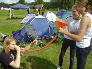 Ølbong i brug til fest