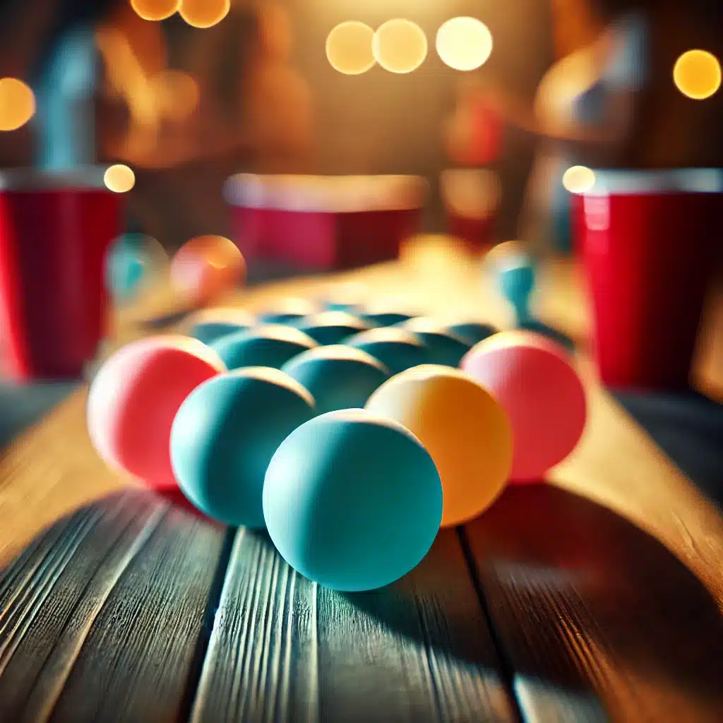 billede af beer pong bolde