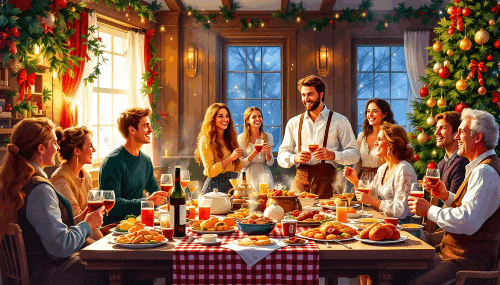 Underholdning til julefrokosten med musik og dans.